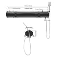 thumbnail image 2 of Miumaeov 7.9 Gallon Roof Rack Water Tank, Pressurized Portable Camping Shower with Solar Heating, Overland Gear for SUV RV Truck, 2 of 15