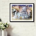 thumbnail image 3 of Cuadros Decorativos 5D bricolaje diamante pintura ducha elefante cruz puntada bordado artesanía kits Ndcxsfigh Nuevos Originales, 3 of 5