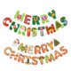 thumbnail image 2 of Guirnalda de Feliz Navidad para fiestas navideñas, adornos colgantes, Bandera de papel de Año Nuevo, pancartas de Papá Noel, muñeco de nieve, decoración de árbol de Navidad, 2 of 4