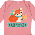 thumbnail image 4 of Inktastic Just Arrived Fox New Baby Boys or Girls Long Sleeve Baby Bodysuit, 4 of 5