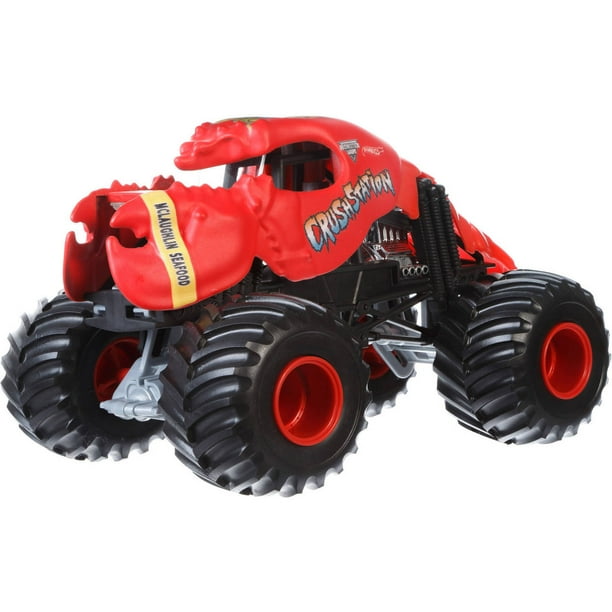 Hot Wheels Monster Jam Crushstation 1:24 Scale Die-Cast Vehicle ...