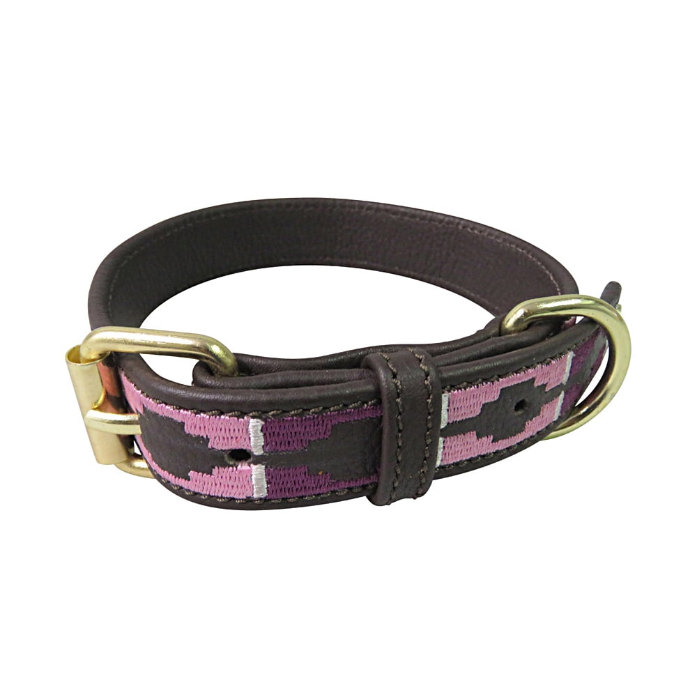 HALO DOG COLLOR LEATHER WITH CAL DOG COLLAR