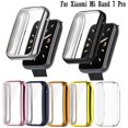 thumbnail image 2 of Full Protective Case Cover For Xiaomi Mi Band 7 Pro SmartWatch Screen Protector For MiBand 7 Pro Accessories Frame Case TPU Hot rose gold For MiBand 7 Pro, 2 of 6