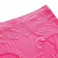 thumbnail image 4 of Fesfesfes Womens Fruit Of The Loom Underwear Womens Mid-Waist Seamless Lace Cotton Underwear, 4 of 4