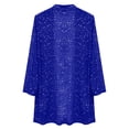 thumbnail image 3 of FAHXNVB Women Sequin Open Front Cardigans Long Sleeve Longline Summer Cardigans Loose Fit Lightweight Party Evening Blazers, 3 of 8