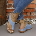 thumbnail image 6 of NOKIO Women's Bathroom&nbsp;Slippers Beach Slope Heel Slippers Hollow Casual Slippers Slope Bottom Shoes Fashion Retro Sandals, 6 of 8
