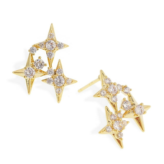 Pendientes para mujer, delicados y brillantes circonitas cúbicas con diamantes de imitación, minimalistas, hipoalergénicos, para bodas, novias, bailes de graduación