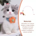 thumbnail image 4 of Cat Stick Toy Playing Prop Household Small Playthings Interesting Interaction Plaything Feeding Accessories Simple Feathers Teasing Interactive Toys Pet Supplies Type 1, 4 of 8