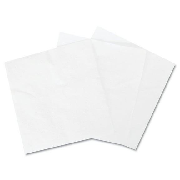 1/4-Fold Lunch Napkins, 1-Ply, 12" X 12", White, 6000/carton | Bundle of 5 Cartons