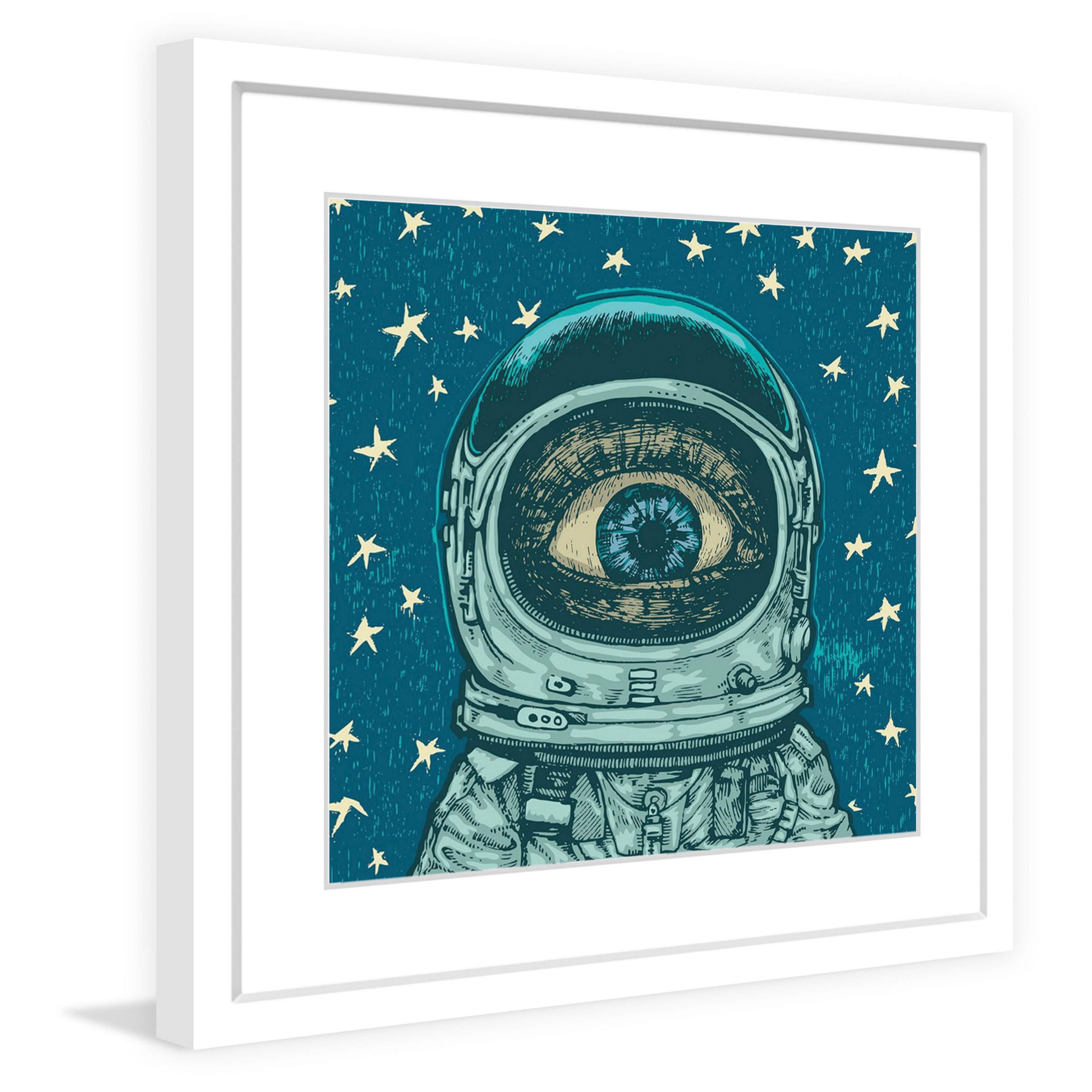 "Alien Eye" Framed Painting Print