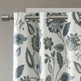 thumbnail image 2 of Gracie Mills Icarus Floral Jacquard Printed Room Darkening Curtain Panel - GRACE-9802, 2 of 3