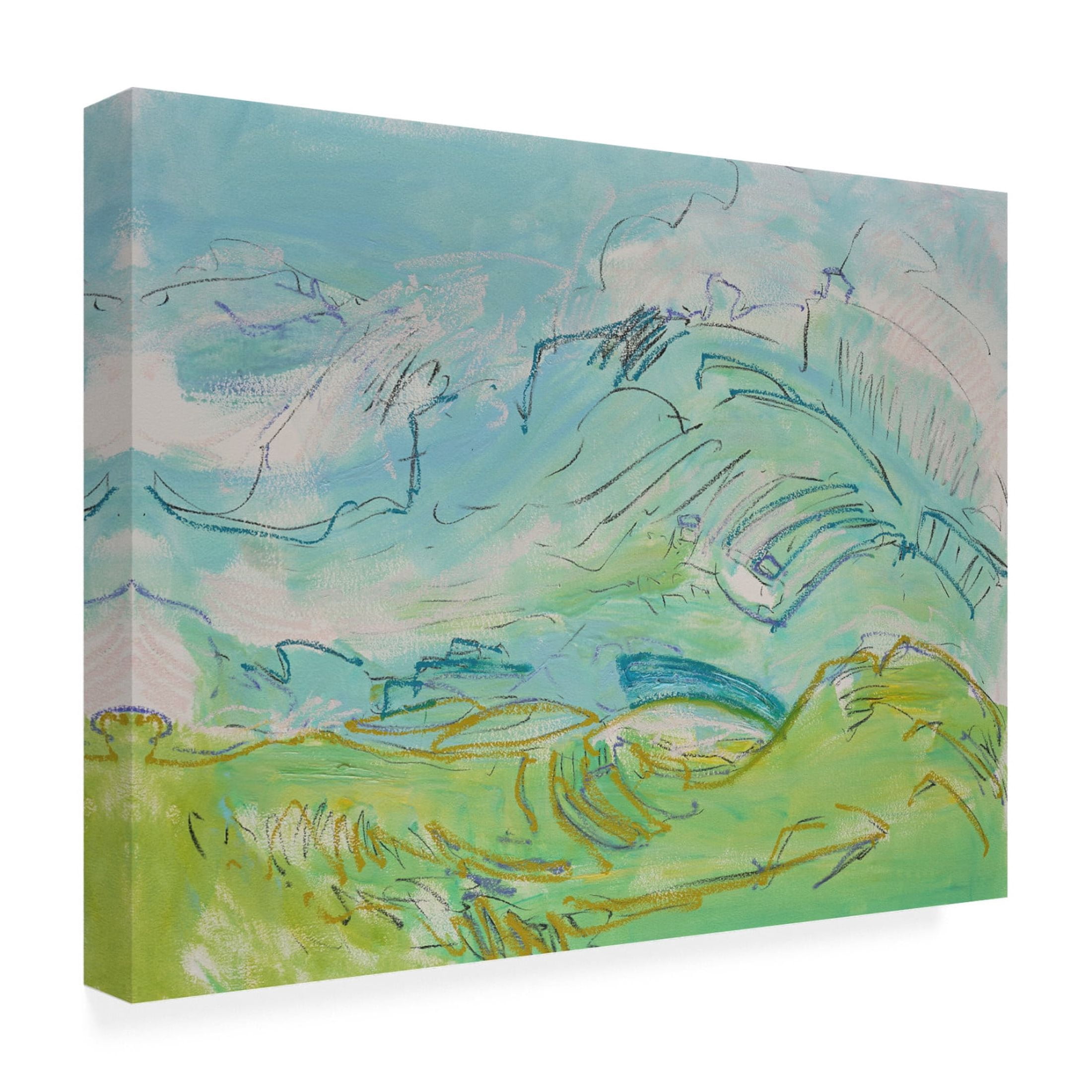 Trademark Fine Art Dorothy Fagan  Heaven and Earth VII Canvas Wall Art
