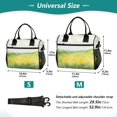 thumbnail image 2 of Medium Cooler Bag Lunch Bag Portable Meal Bag Work Meal Bag Outdoor Meal Bag Travel Meal Bag Picnic Meal Bag Going Out Meal Bag Sea Of Flowers, 2 of 6