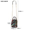 thumbnail image 2 of FORMRS Crossbody Bag for Women Quilted Travel Shoulder Cell Phone Purse with Chain Strap Handbag, Abstract Stripes, 2 of 7