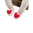 thumbnail image 7 of Seyurigaoka Infant Baby Girls Boys Winter Warm Flat Shoes,High-top Soft Sole Shoes with Heart Decor, 7 of 7