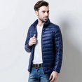 thumbnail image 4 of Parkas Abrigos Acolchados Masculinos Cremallera Chaqueta de Plumón para Hombre Acolchado Corto Ropa de Lujo Coreana Modelos de Invierno Ropa Casual Abrigada Moderna, 4 of 5