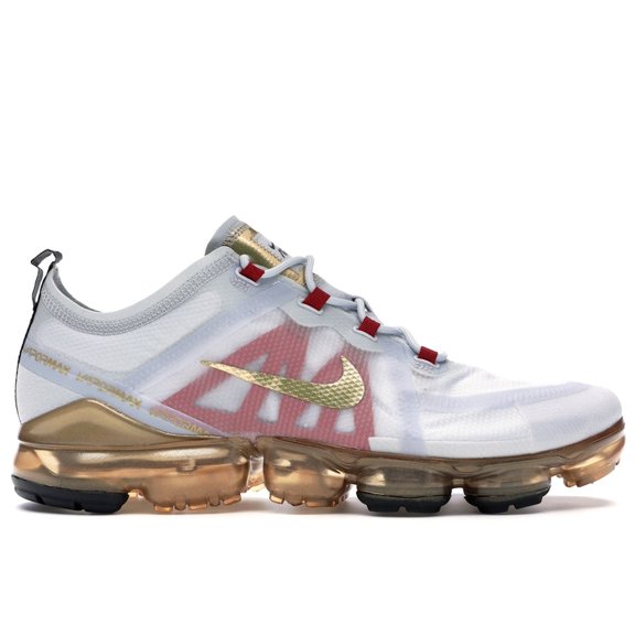 Nike Men's Air VaporMax 2019 Chinese New Year Pure Platinum (2019) Running Shoes, from StockX