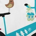 thumbnail image 2 of 20" x 14" Simply Daisy Close Up Bike Polyester Indoor/Outdoor Pillow, Turquoise Qty 1, 2 of 3