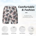 thumbnail image 6 of Picia Turtle pattern Mens Swim Trunks with Compression Liner Stretch Beach Shorts Quick Dry with Zipper Pockets No-Chafing Board Shorts-Small, 6 of 9