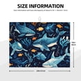 thumbnail image 2 of Balery Playful Whales Underwater Scene Alfombrilla de Secado para Cocina, 18x24 Pulgadas, Súper Absorbente para Platos y Encimeras, 2 of 7