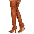 thumbnail image 4 of Mixx Shuz Square Toe Sleek Thigh High Boot 20401, 4 of 4