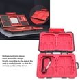 thumbnail image 4 of Memory Card Case, Secure Multi Slot Pressure Resistant Portable Memory Card Storage Case Rubber Liner  for XQD Cards, 4 of 7
