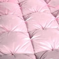 thumbnail image 3 of D.N.G. BEDDINGS 5 Piece Half Piece Pinch Pleated luxury Comforter Set Premium 800 Thread Count 100% Egyptian Cotton Super Soft (Super King Size Light Pink Color), 3 of 3