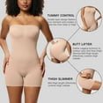 thumbnail image 3 of Eternatastic 2 PCS Womens Tummy Control Shapewear Bodysuit Seamless Butt Lifter Body Shaper with Removable Straps, 3 of 7