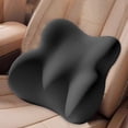 thumbnail image 1 of Car Headrest Lumbar Cushion Set | Ergonomic Back Support Pillow for Driving & Commuting | Neck & Lumbar Support for Office Chair & Car Seat | Flock Material | 1 Piece, 1 of 6