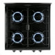 thumbnail image 3 of Estufa Parrilla de Gas Garell 4 quemadores 20 pulgadas Negra PG4Q-N, 3 of 8