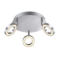 thumbnail image 1 of Lámpara Decorativa Techo Led 3 Aros Cromado 15w Tecnolite HOME ., 1 of 4