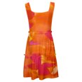 thumbnail image 4 of WILLBEST Vestido Casual Para Mujer 2025, Vestido Holgado Con Cuello Redondo Y Sin Mangas Con Estampado De Patchwork 2143, 4 of 4