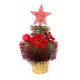 thumbnail image 1 of Mini árbol de Navidad, adornos de oropel de PET, decoraciones de mesa para festivales, 1 of 3