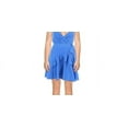 thumbnail image 4 of Trixxi Womens Juniors Ruffled Mini Fit & Flare Dress, 4 of 4