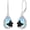 Black Cat Moonstone, variant on Bumble Bee Moonstone Earrings 925 Sterling Silver Teardrop Moonstone Leverback Dangle Earrings Bee Jewelry Gifts for Women