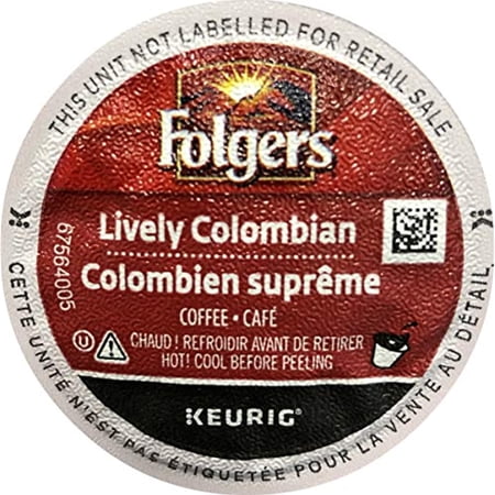 Folgers Gourmet Selections Lively Colombian Coffee K-Cups, 24 Count (Pack Of 4) - Packaging May Vary