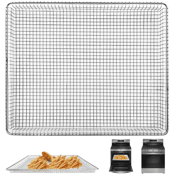 GCQ Air Fryer Basket Replacement for Frigidaire FRIGPEREAFT, 18.4" x 15.2" Mesh Tray for Frigidaire 30" Ranges and Wall Ovens, Gallery Series Air Fryer Basket