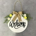 thumbnail image 4 of Wovilon St Patricks Day Garland Easter Garland Welcome Door Hanger Door Decoration Door Wreath Front Door Wreath Decor, 4 of 6