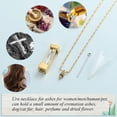 thumbnail image 6 of Constantlife Glass Hourglass Cremation Jewelry for Ashes Container Vial Urn Necklace Pendant Stainless Steel Rectangular Memorial Cremation Keepsake Jewelry for Women/Men, 6 of 6