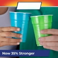 thumbnail image 4 of Disposable Plastic Cups, Assorted, 16 oz, 100 Count, 4 of 7
