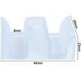 thumbnail image 2 of HLONK 2pcs 44mm Sliding Shower Door Opaque Bumpers (2pcs Block), 2 of 3