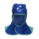 thumbnail image 5 of Paquete de 2 capuchas de soldadura ignífugas azules / con todo tipo de de soldadura, cubierta de protección de hombros y cuello Soledad  Sombrero del casco de soldadura, 5 of 10