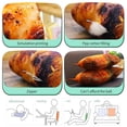 thumbnail image 4 of Comida de simulación pierna de pollo juguete de peluche ala de pollo muslo almohada frita 20 cm Comida de simulación pierna de pollo juguete de peluche ala de pollo palillo, 4 of 6