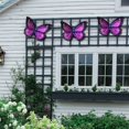 thumbnail image 3 of Decoración de pared de mariposa, decoración de jardín al aire libre, colgante de pared, 3 of 5