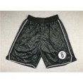 thumbnail image 1 of Nets Retro Embroidered Zipper Pocket Shorts Basketball Embroidered Shorts, 1 of 2