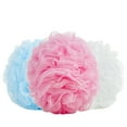 thumbnail image 2 of Wovilon Shower Puff, Shower Loofah Bath Sponge 70G - 5 Pack Large Soft Nylon Mesh Puff For Men, Loofah Shower Exfoliating Scrubber Pouf, Full Cleanse, Beauty Bathing Accessories, 2 of 4