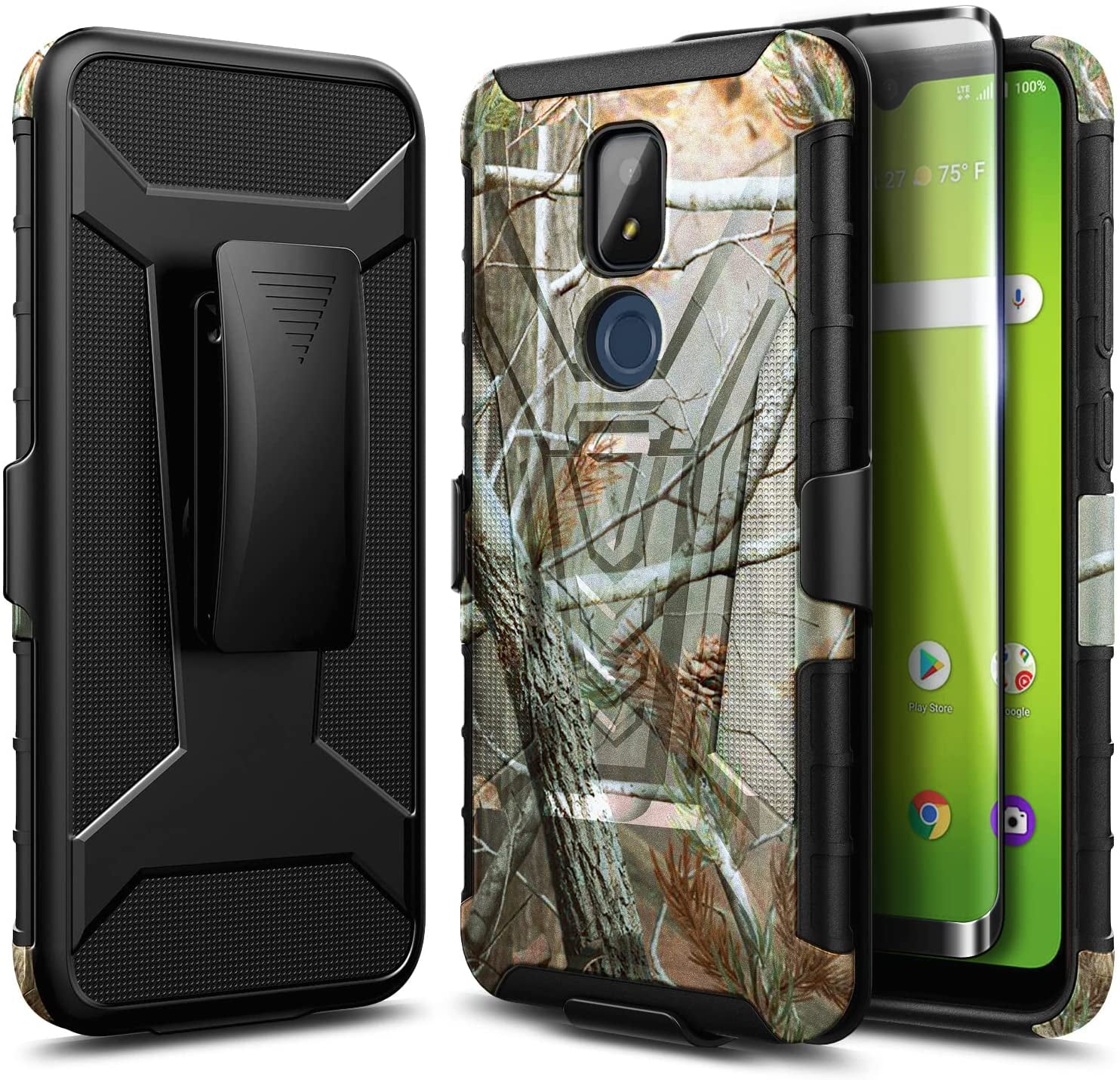 Nagebee Phone Case Compatible for AT&T Motivate 3 / Motivate 2
