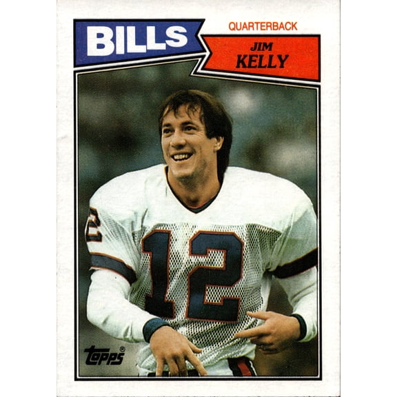 Topps Jim Kelly NFL Rookie Card 1987