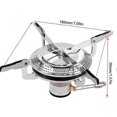 thumbnail image 1 of Estufa de camping con adaptador para tanque de gas, equipo de senderismo y camping, hornilla para picnic al aire libre., 1 of 1