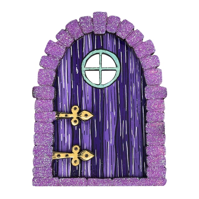 Easter Door Decorations Wooden Miniature Garden Tree Door Decoration 3 mm MDF Craft Kit for Outdoor Indoor Use